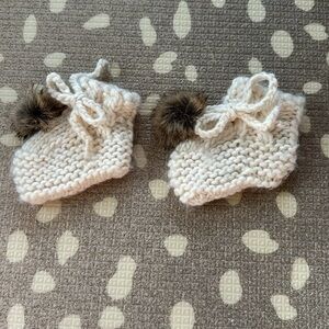 The Blueberry Hill Knit Baby Booties